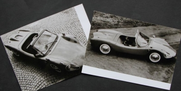 Colani Design Car at VW Chassis 1964 two Factoryphotos (6643)